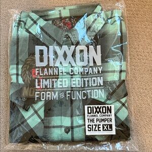 DIXXON Limited Edition Green Plaid Shirt